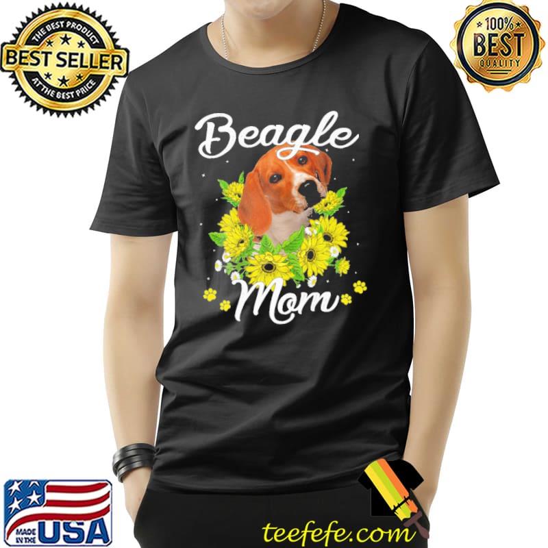 Sunflower Beagle Mom Shirt Unisex Sunflower Beagle Mom Shirt Unisex