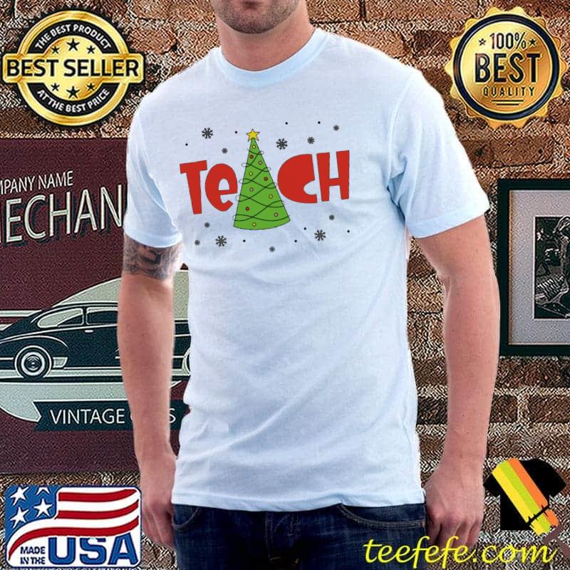 Teacher Christmas Tree Shirt Unisex Teacher Christmas Tree Shirt Unisex