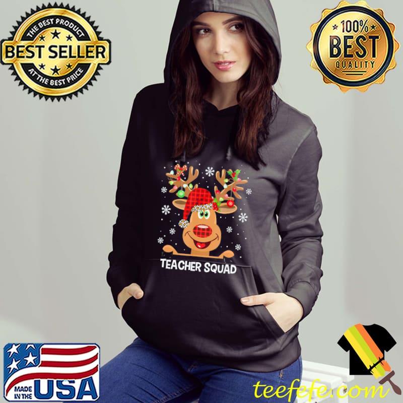 Teacher Squad Reindeer Teacher Christmas Xmas T-Shirt Teacher Squad Reindeer Teacher Christmas Xmas T-Shirt