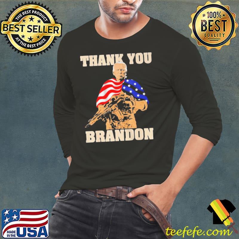Thank you brandon Biden gun veterans day 2021 shirt Thank you brandon Biden gun veterans day 2021 shirt