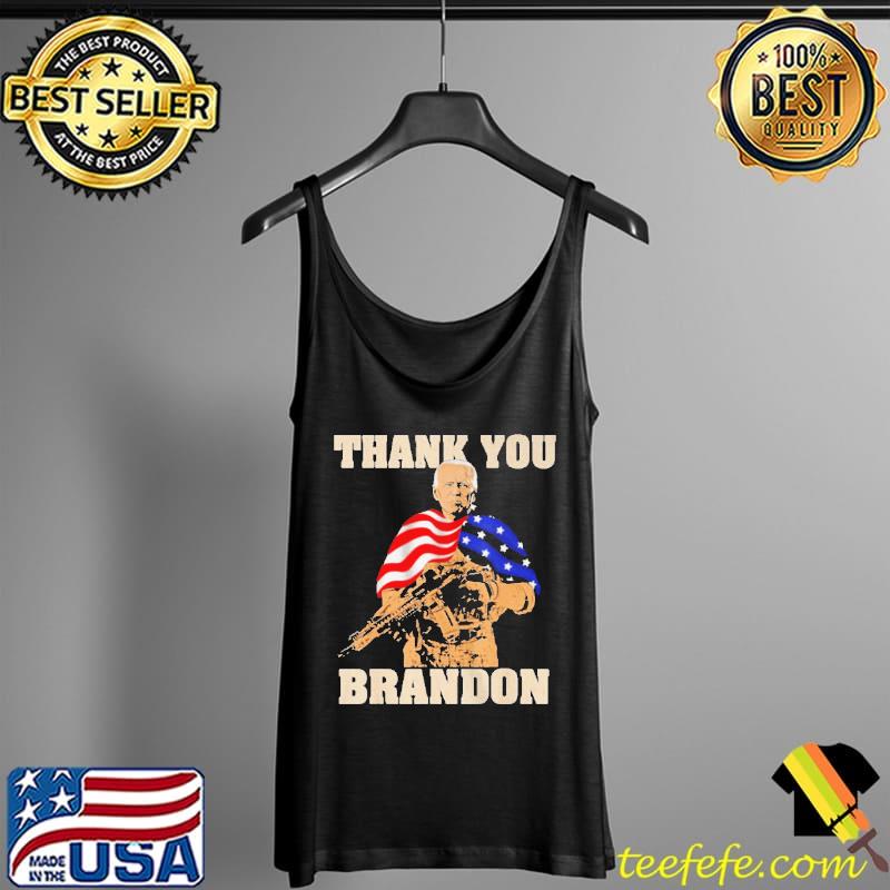 Thank you brandon Biden gun veterans day 2021 s Tank Top Thank you brandon Biden gun veterans day 2021 s Tank Top