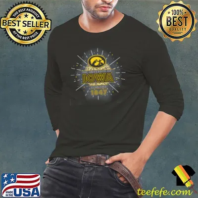 The University Of Iowa Est 1847 Football Shirt