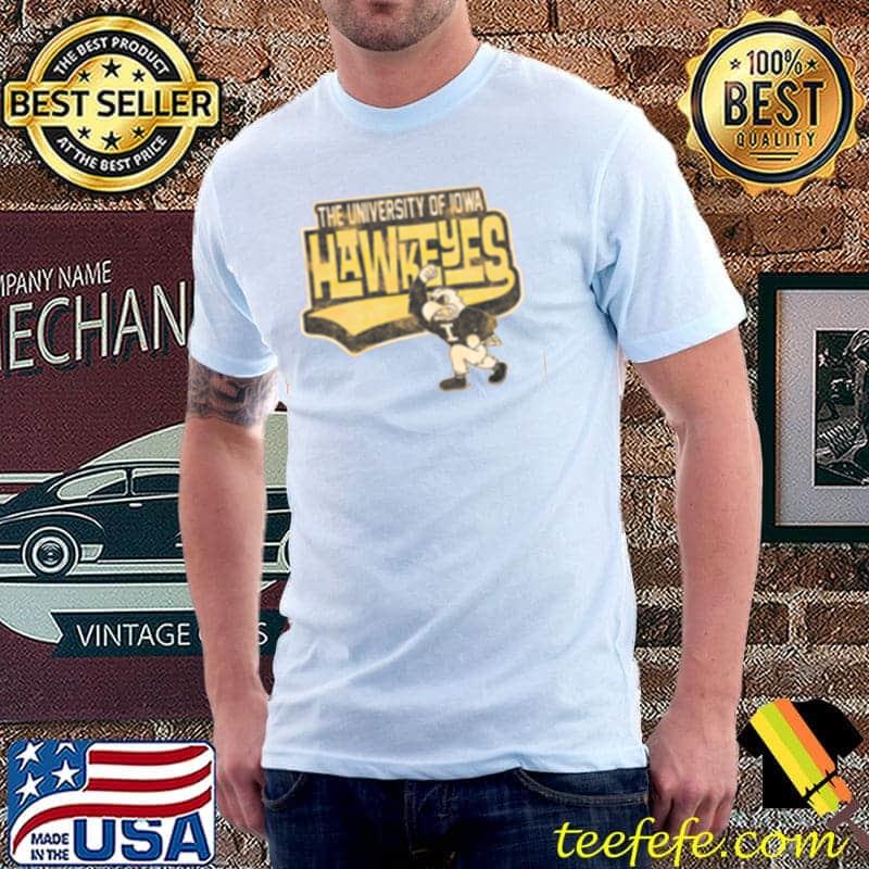 The University Of Iowa Hawkeyes Football Team Vintage Shirt Unisex The University Of Iowa Hawkeyes Football Team Vintage Shirt Unisex