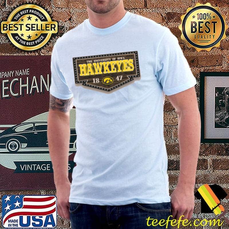 The University of Lowa Hawkeyes 1847 Football Player Shirt Unisex The University of Lowa Hawkeyes 1847 Football Player Shirt Unisex
