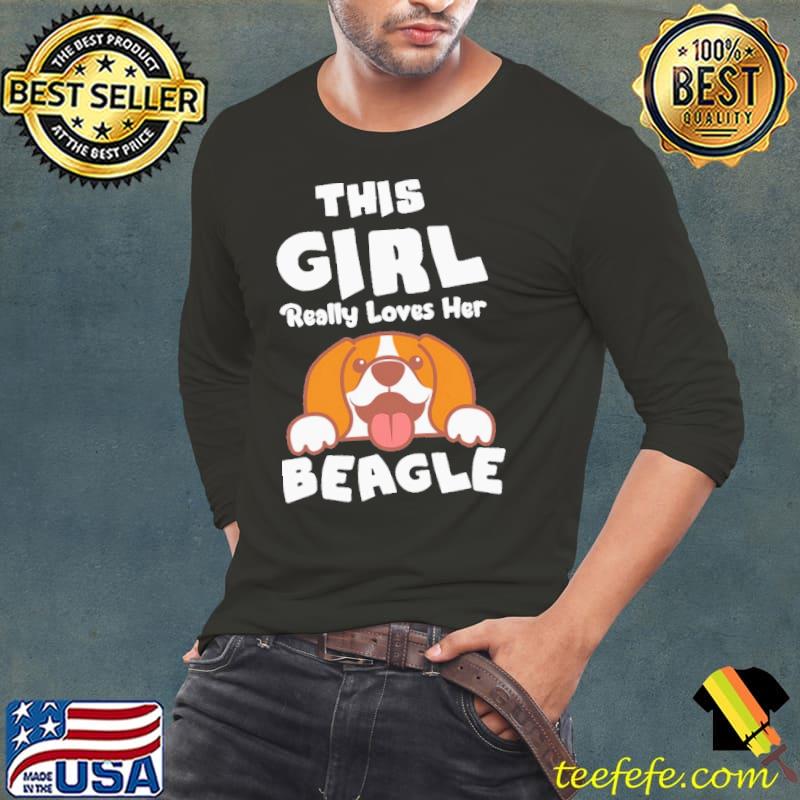 This Girl Really Loves Her Beagle Dog Shirt