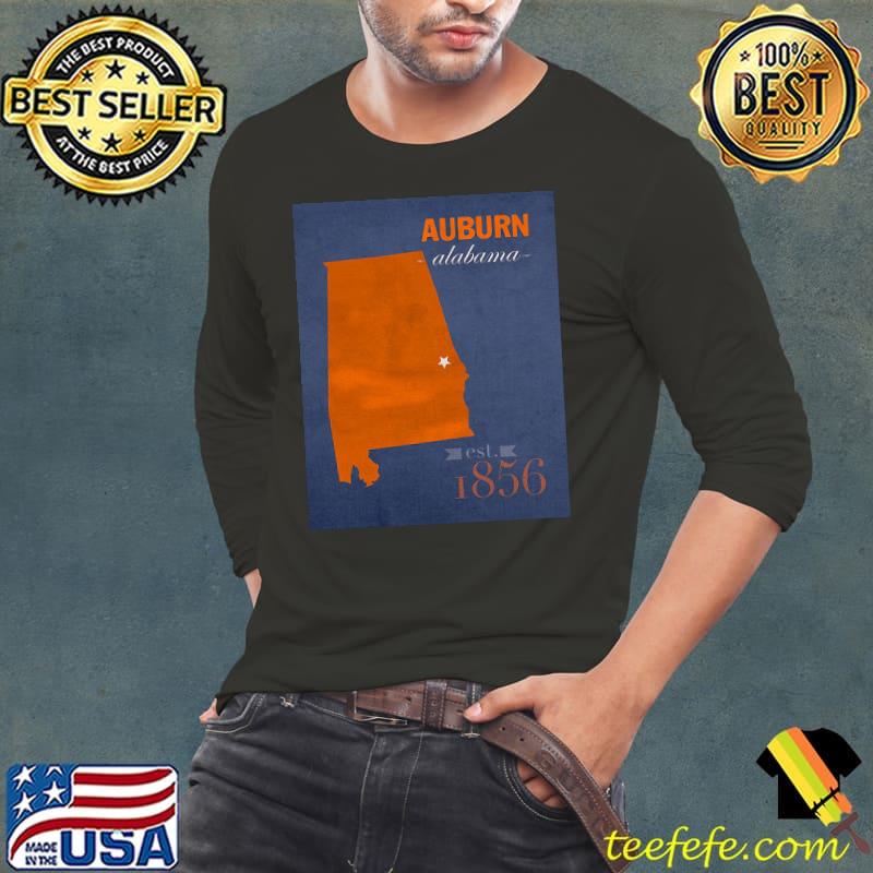 Top auburn alabama est 1856 s Long Sleeve Tee Top auburn alabama est 1856 s Long Sleeve Tee