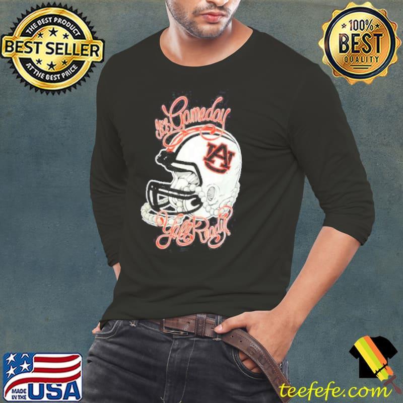 Top aUBURN TIGERS ITS GAMEDAY YALL READY HELMET SHIRT Long Sleeve Tee Top aUBURN TIGERS ITS GAMEDAY YALL READY HELMET SHIRT Long Sleeve Tee