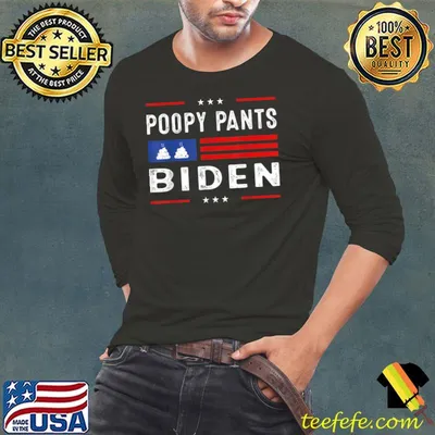 Top biden Poop Shirt, Poopy Pants Biden, Funny Anti Biden T-Shirt