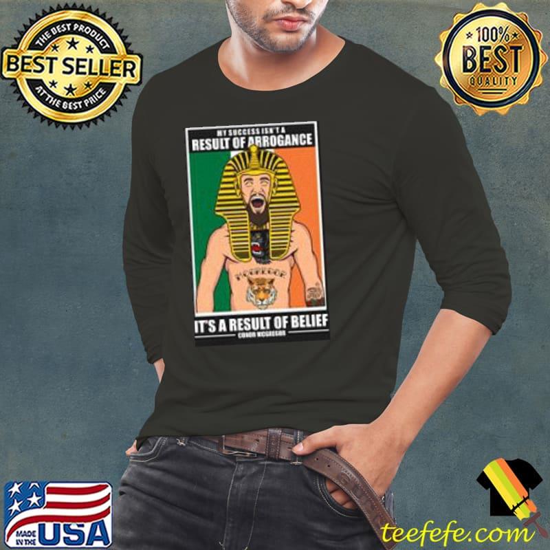 Top conor McGregor Its A Result Of Belief Shirt
