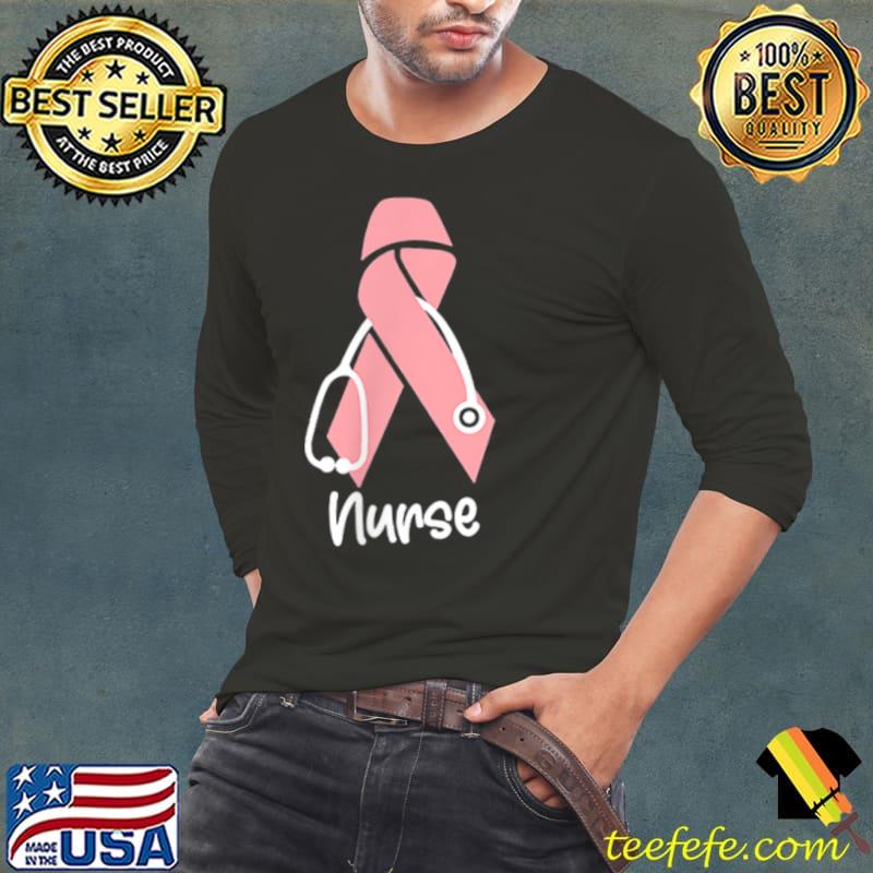 Top Doctor Nurse Love Pink Ribbon Cute Breast Cancer Gifts T Shirt