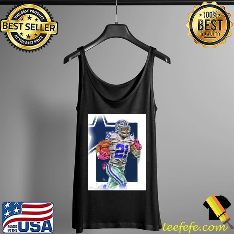 Top ezekiel Elliott Dallas Cowboys Oil Art Shirt Tank Top Top ezekiel Elliott Dallas Cowboys Oil Art Shirt Tank Top