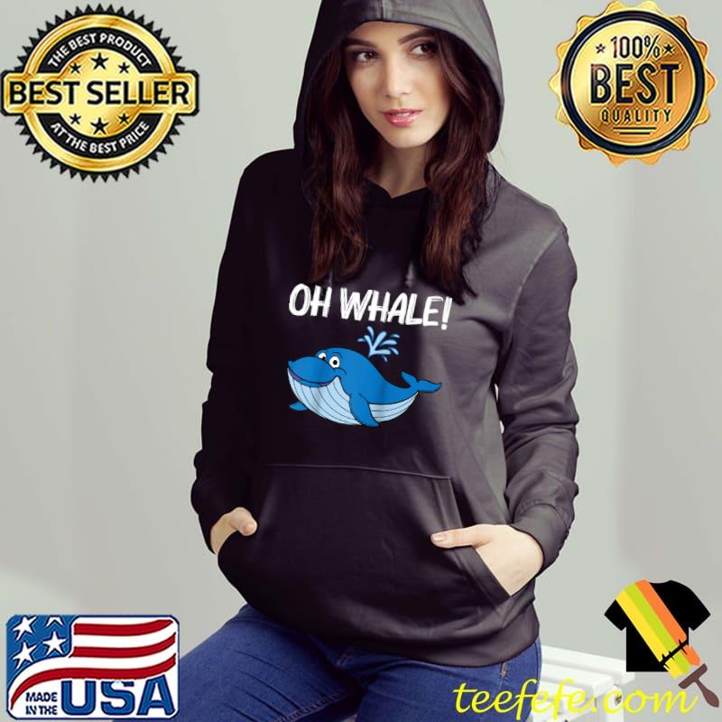 Top Funny Whale Art For Men Women Orca Narwhal Blue Whales Raglan Baseball Tee