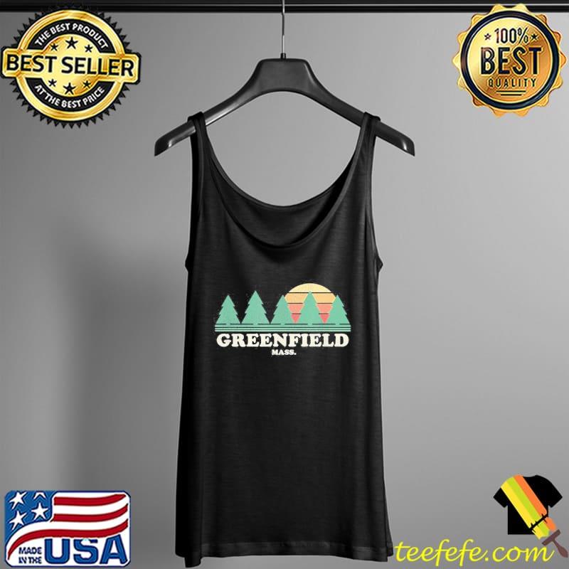 Top Greenfield MA Vintage Throwback Shirt Tank Top Top Greenfield MA Vintage Throwback Shirt Tank Top
