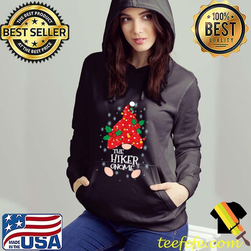 Top Hiker Gnome Costume Family Matching Funny Christmas Pajama T Shirt
