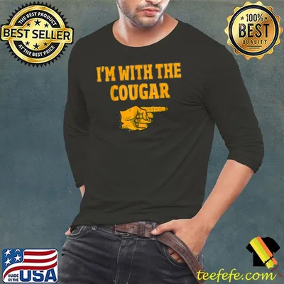 Top I’m With The Cougar Matching Cougar Costume Halloween T Shirt