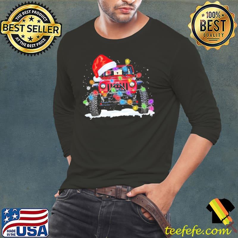 Top Jeep Santa Christmas Shirt