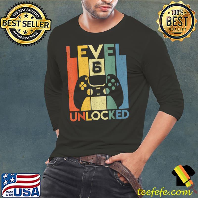 Top level 6 Unlocked Birthday 6 Year Old Its My 6th Birthday T-Shirt