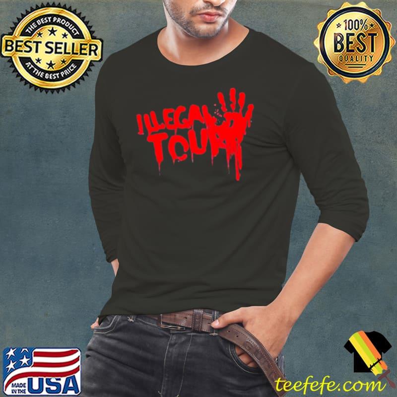 Top malaa Nation Illegal Tour Shirt