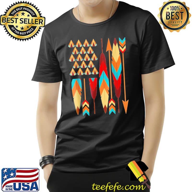Top native American Pride USA Flag Shirt Unisex Top native American Pride USA Flag Shirt Unisex