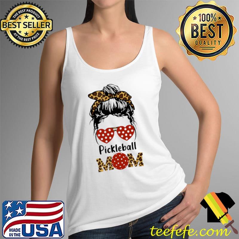 Top pickleball Mom Bleached Leopard Print Women Mommy s Tank Top Top pickleball Mom Bleached Leopard Print Women Mommy s Tank Top