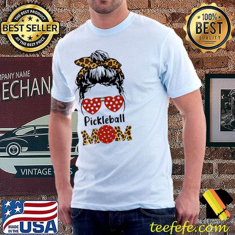 Top pickleball Mom Bleached Leopard Print Women Mommy s Unisex Top pickleball Mom Bleached Leopard Print Women Mommy s Unisex