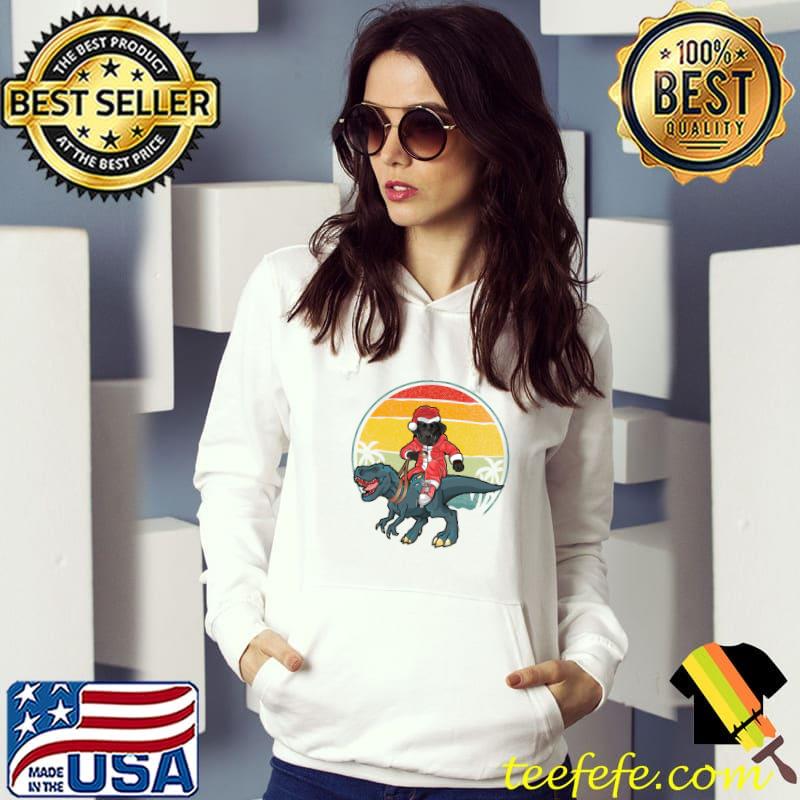 Top santa labrador retriever Riding Dinosaur T rex Christmas vintage T-Shirt Top santa labrador retriever Riding Dinosaur T rex Christmas vintage T-Shirt