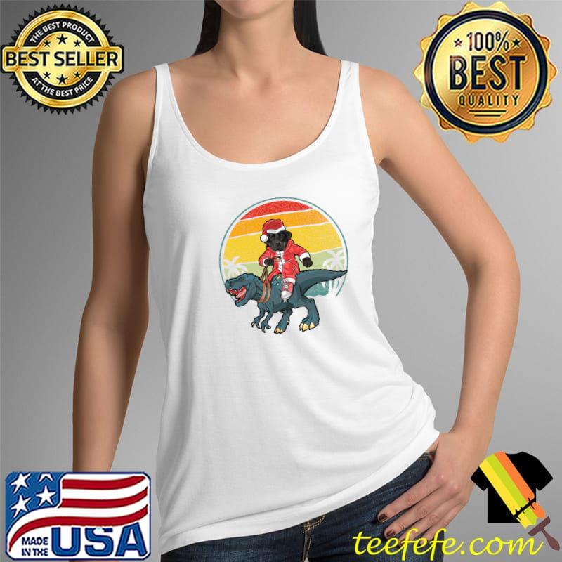 Top santa labrador retriever Riding Dinosaur T rex Christmas vintage T-Shirt Tank Top Top santa labrador retriever Riding Dinosaur T rex Christmas vintage T-Shirt Tank Top