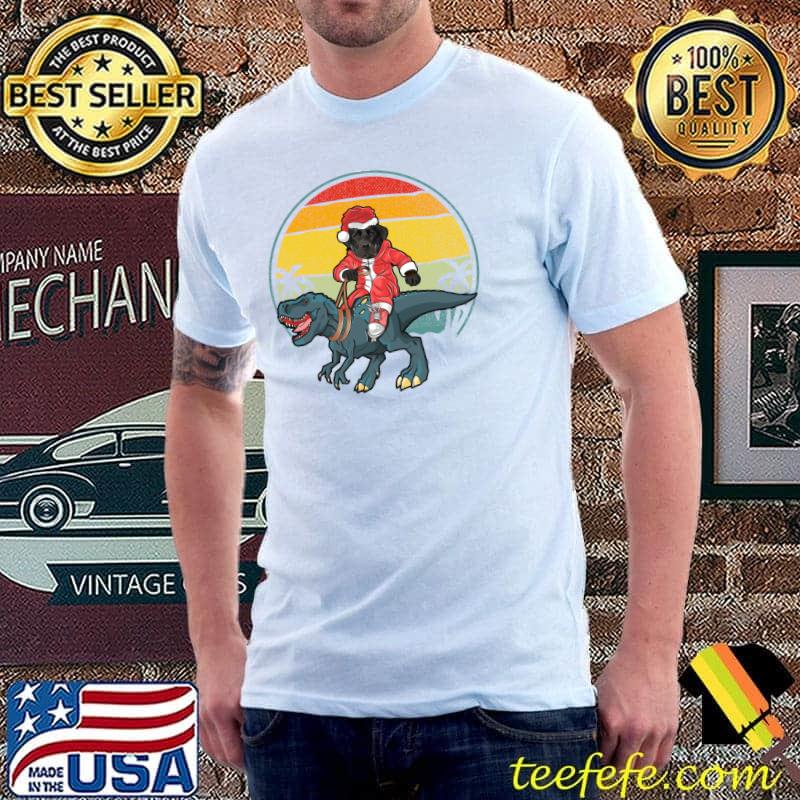 Top santa labrador retriever Riding Dinosaur T rex Christmas vintage T-Shirt Unisex Top santa labrador retriever Riding Dinosaur T rex Christmas vintage T-Shirt Unisex