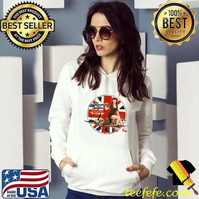 Top supermarine Spitfire Raf Wwii Plane Pin Up Girl T shirt