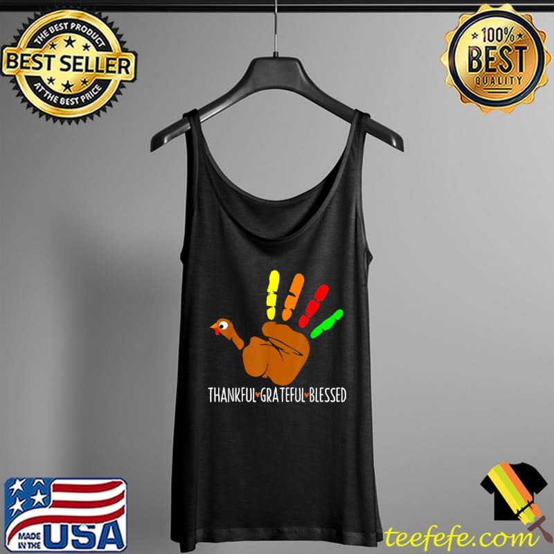 Top Thanksgiving Shirt Turkey Hand Print Funny Thanksgiving Day T Shirt Tank Top Top Thanksgiving Shirt Turkey Hand Print Funny Thanksgiving Day T Shirt Tank Top