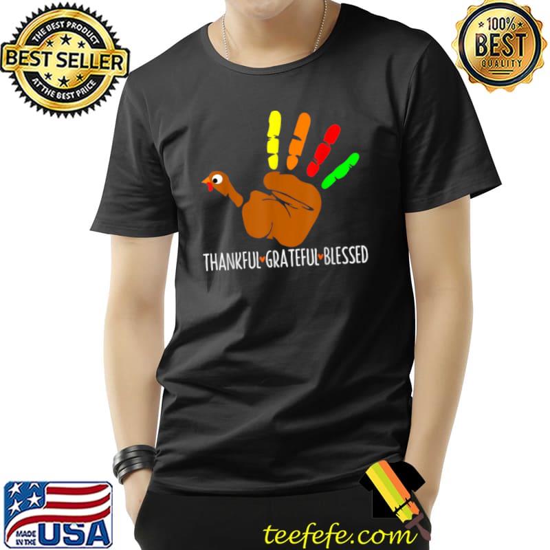 Top Thanksgiving Shirt Turkey Hand Print Funny Thanksgiving Day T Shirt Unisex Top Thanksgiving Shirt Turkey Hand Print Funny Thanksgiving Day T Shirt Unisex