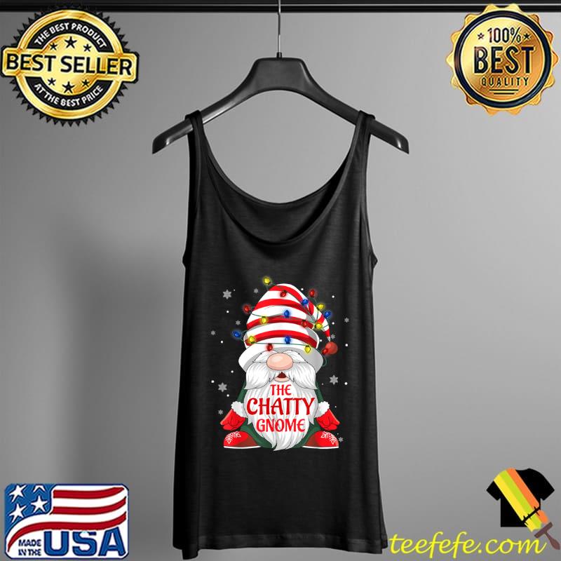 Top The Chatty Gnome Buffalo Plaid Christmas Tree Light T Shirt Tank Top Top The Chatty Gnome Buffalo Plaid Christmas Tree Light T Shirt Tank Top
