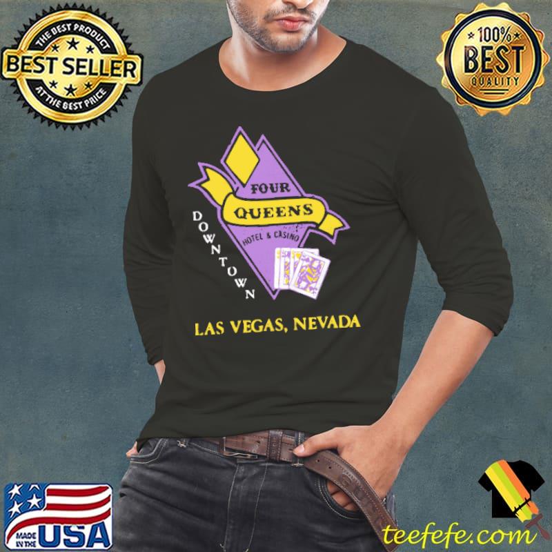 Top the Four Queens Hotel & Casino Hotel LAs Vegas Nevada Shirt Long Sleeve Tee Top the Four Queens Hotel & Casino Hotel LAs Vegas Nevada Shirt Long Sleeve Tee