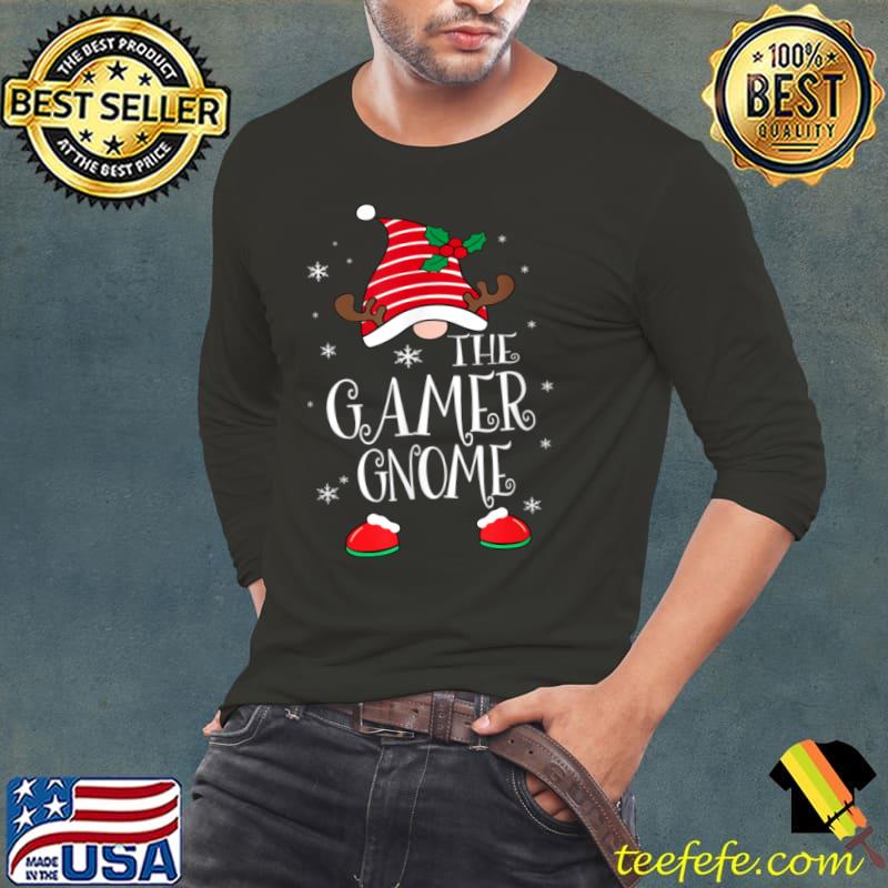 Top The Gamer Gnome Reindeer Christmas Cute Gnome Family Ugly T Shirt Long Sleeve Tee Top The Gamer Gnome Reindeer Christmas Cute Gnome Family Ugly T Shirt Long Sleeve Tee