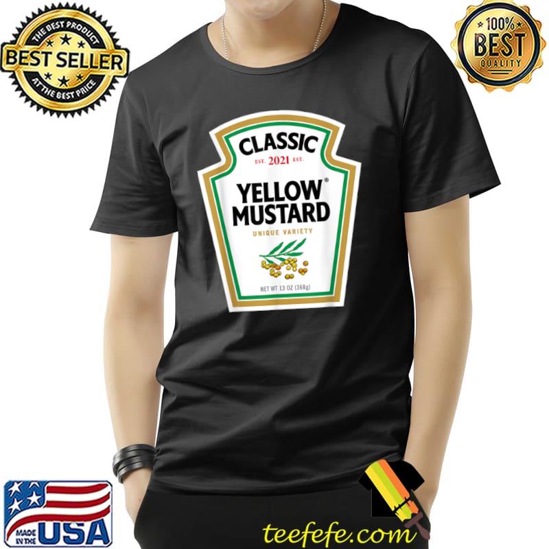 Top Yellow Mustard DIY Halloween Costume Matching Group Mustard T Shirt Unisex Top Yellow Mustard DIY Halloween Costume Matching Group Mustard T Shirt Unisex
