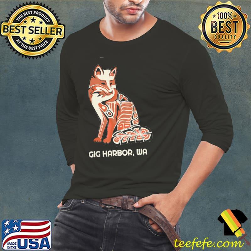 Tribal Fox Gig Harbor Wa Shirt