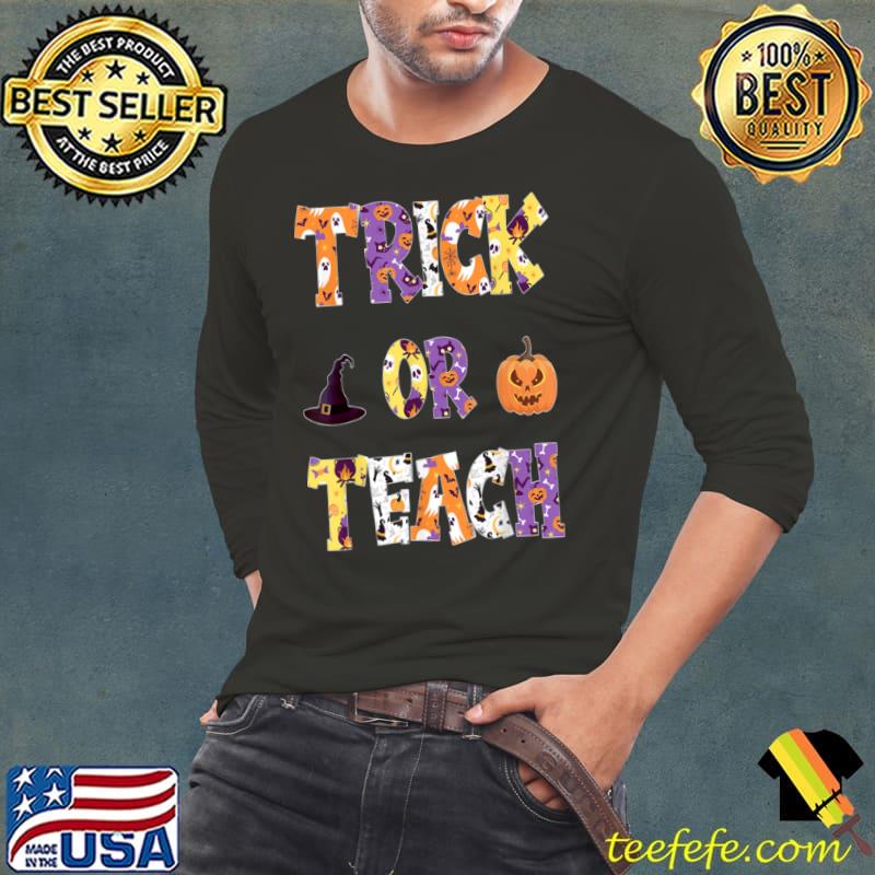 Trick Or Teach Halloween Costume T Shirt