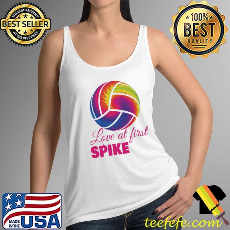 Volleyball - Love At First Spike Color Shirt Tank Top Volleyball - Love At First Spike Color Shirt Tank Top