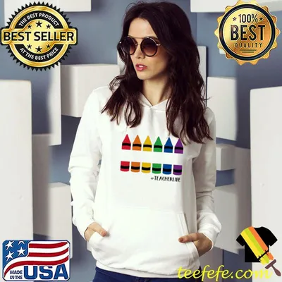 Wax Crayons Teacherlife LGBT Shirt
