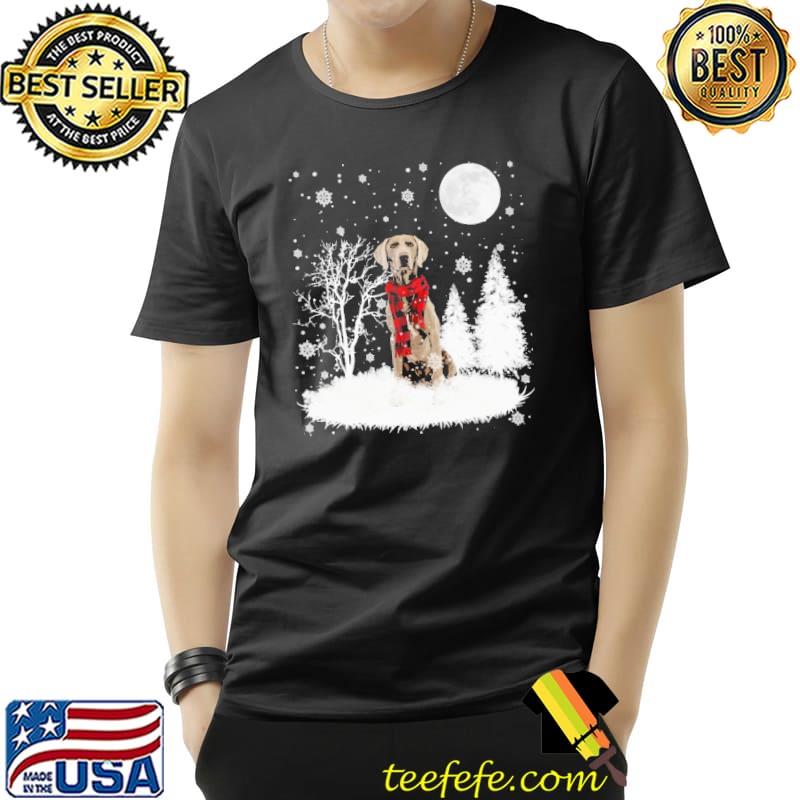 Weimaraner Winter Dog Snow Night Christmas Shirt Unisex Weimaraner Winter Dog Snow Night Christmas Shirt Unisex