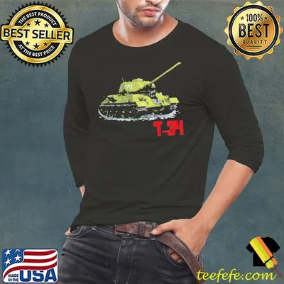 WWII SOVIET RUSSIAN T 34 shirt
