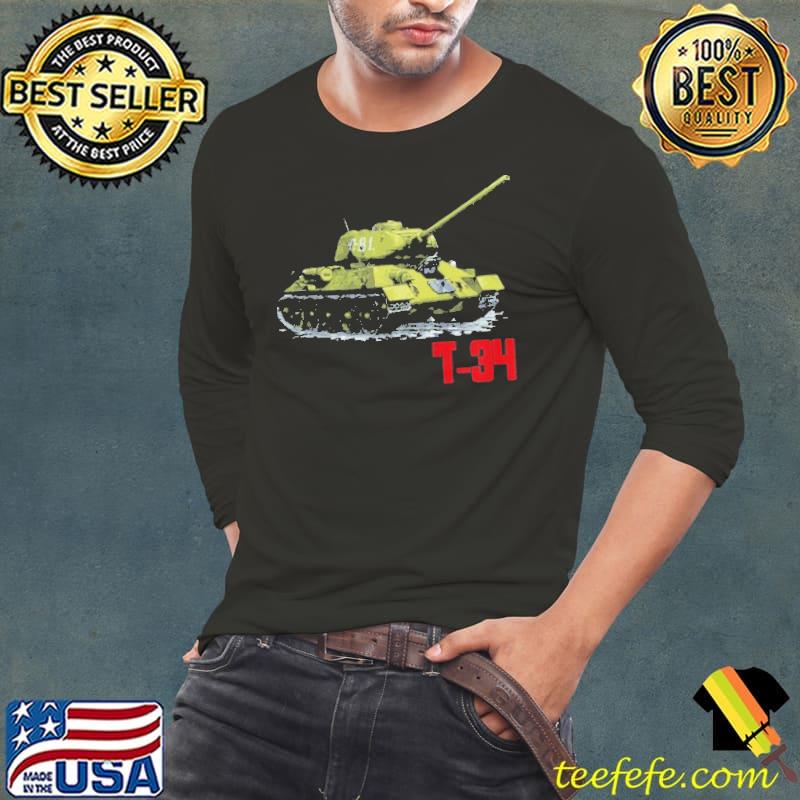 WWII SOVIET RUSSIAN T 34 shirt WWII SOVIET RUSSIAN T 34 shirt