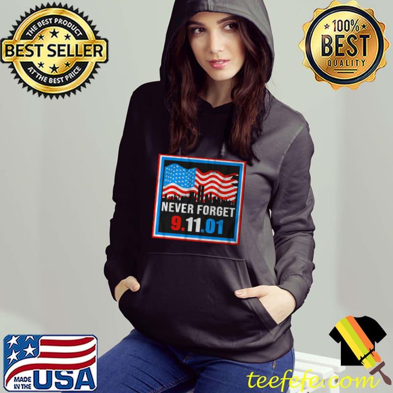 911 Never Forget Patriot Day 2021 American Flag Shirt