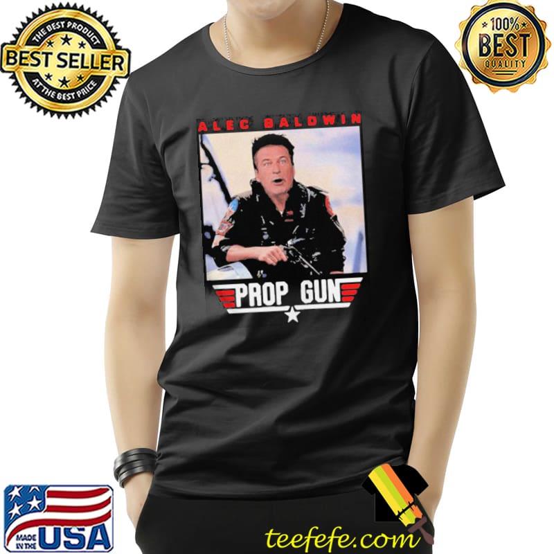 Alec Baldwin Top Gun Prop Gun T shirt