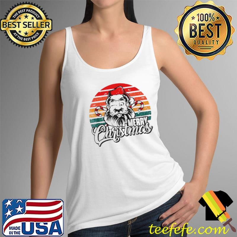 anta Claus Vintage Merry Christmas Shirt Tank Top anta Claus Vintage Merry Christmas Shirt Tank Top