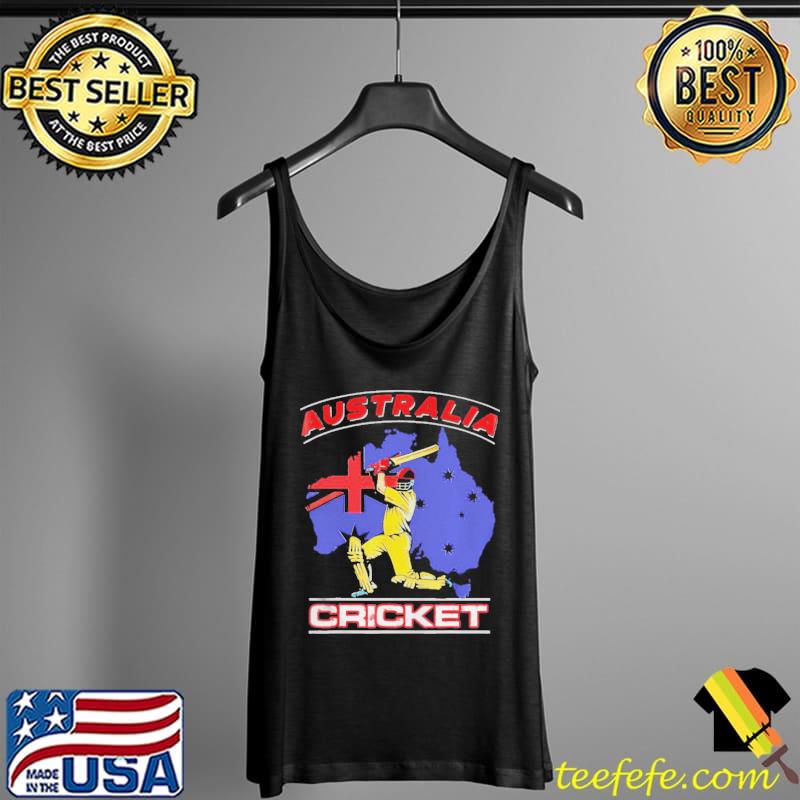 Australian Batsman Australia Aussie Cricket Cup Fan Shirt Tank Top Australian Batsman Australia Aussie Cricket Cup Fan Shirt Tank Top