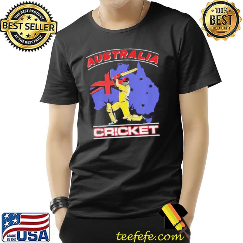 Australian Batsman Australia Aussie Cricket Cup Fan Shirt Unisex Australian Batsman Australia Aussie Cricket Cup Fan Shirt Unisex
