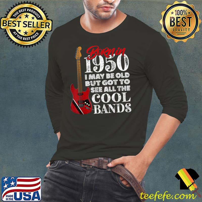 Awesome 71st Birthday - Born in 1950 I Electric Guitar I Rock N Roll T-Shirt Long Sleeve Tee Awesome 71st Birthday - Born in 1950 I Electric Guitar I Rock N Roll T-Shirt Long Sleeve Tee