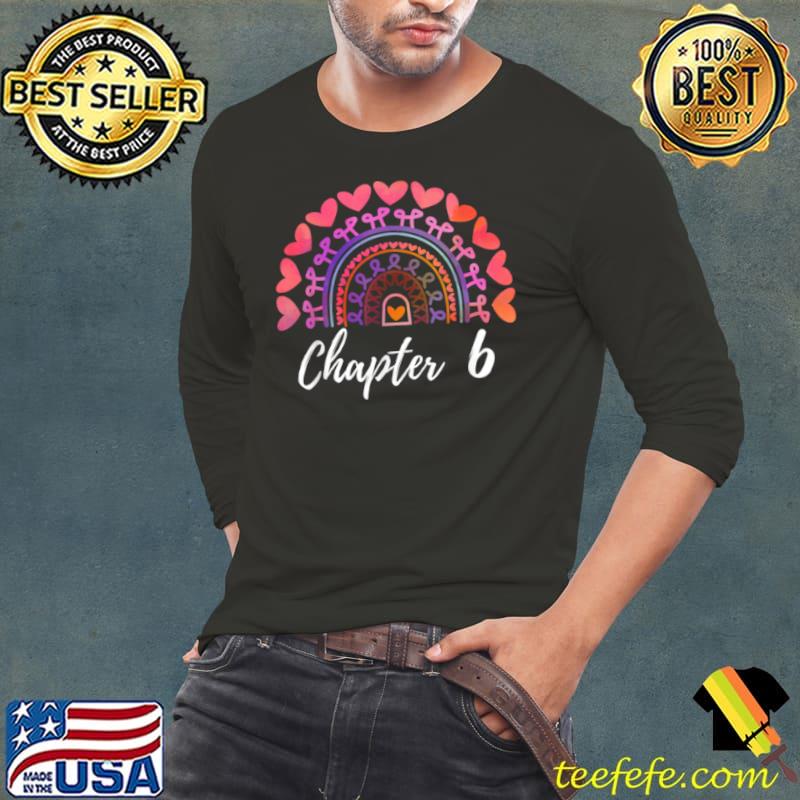 Awesome Chapter 6 Birthday Rainbow for Women 6th Birthday Rainbow T Shirt Long Sleeve Tee Awesome Chapter 6 Birthday Rainbow for Women 6th Birthday Rainbow T Shirt Long Sleeve Tee