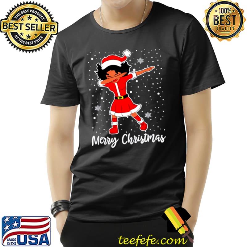 Awesome Dabbing Santa Black African American Girl Mery Christmas Pajama Shirt Unisex Awesome Dabbing Santa Black African American Girl Mery Christmas Pajama Shirt Unisex